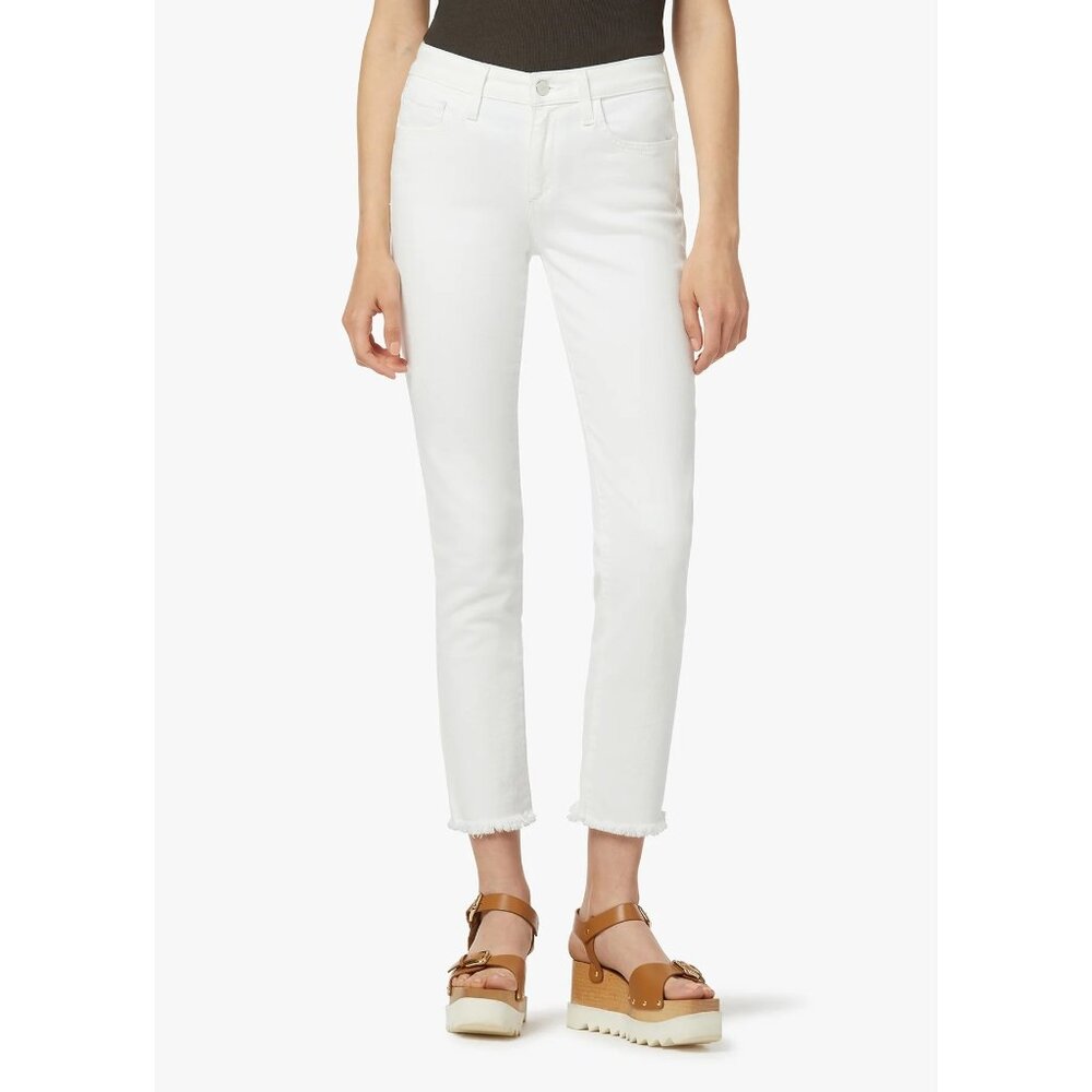 Joes Womens White Lara Mid-Rise Cigarette Jeans Size 31 NWOT‎